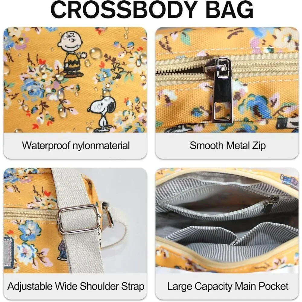 Crossbody Bag Women Oilcloth Small Purses Travel Fashionable Lightweight